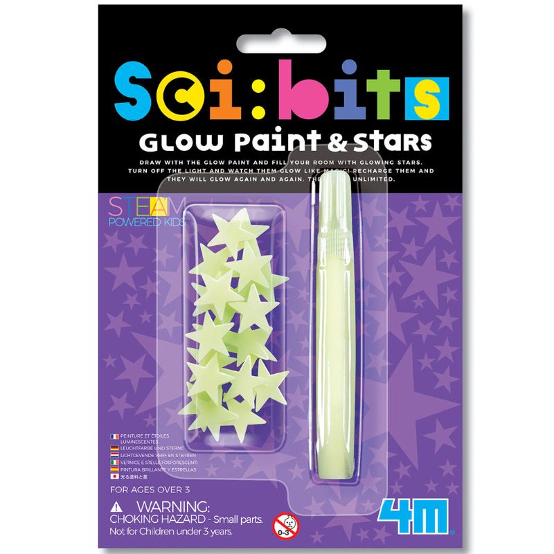 Sci:Bits Glow Paint & Star - 4M
