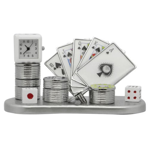Artex Poker Set Clock