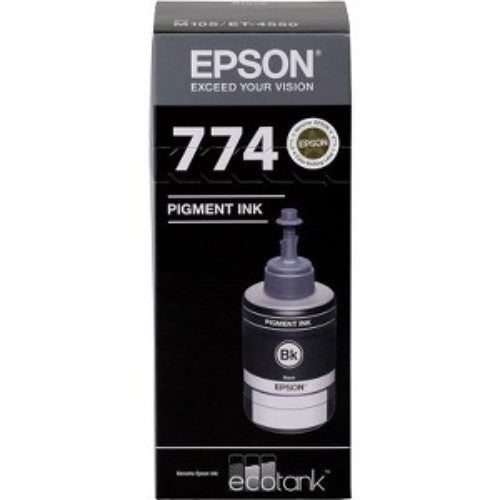 Epson T774 EcoTank Black Ink Bottle - High Yield, Cost-Effective Solution for Quality Printing