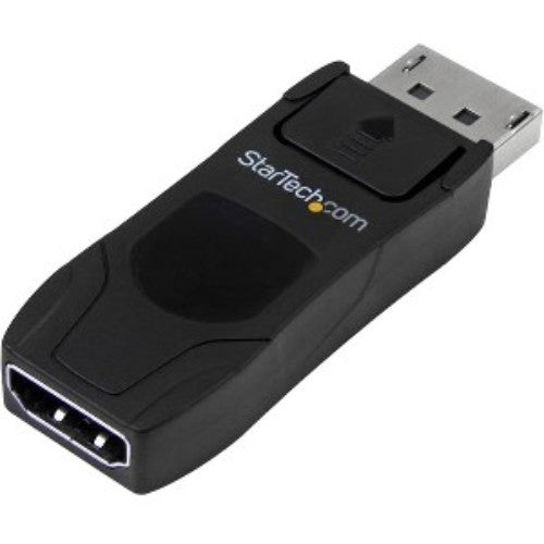 4K DisplayPort to HDMI converter for ultrabooks and projectors, ensuring high-quality audio and video transfer.