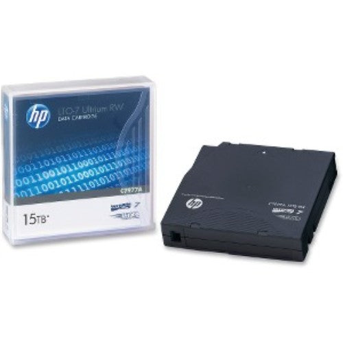 HPE LTO Ultrium 7 Data Cartridge - 6.25 TB Native / 15 TB Compressed Tape for Reliable Backup