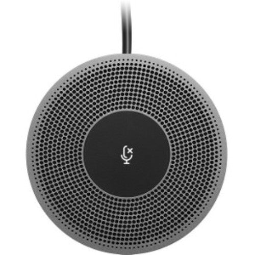 Logitech Expansion Microphone for MeetUp - Enhance Audio Quality in Larger Huddle Rooms