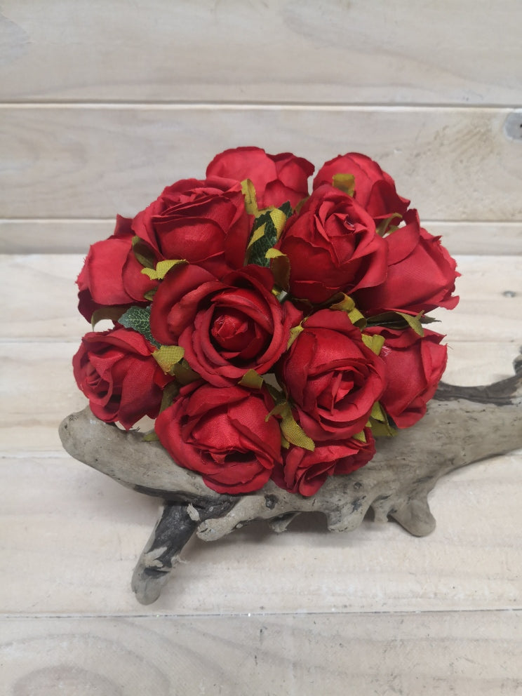 Artificial Rose Posies (Red)