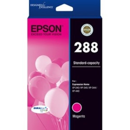 Epson DURABrite Ultra 288 Ink Cartridge 4-Pack - Black, Cyan, Magenta, Yellow - High Quality