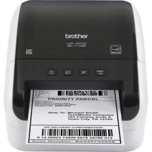 Brother QL-1100 Monochrome Desktop Label Printer - High-Speed, Cost-Effective Labeling Solution