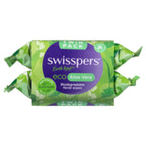 Swisspers Eco Aloe Vera Biodegradable Facial Wipes Twin 2x25 pack