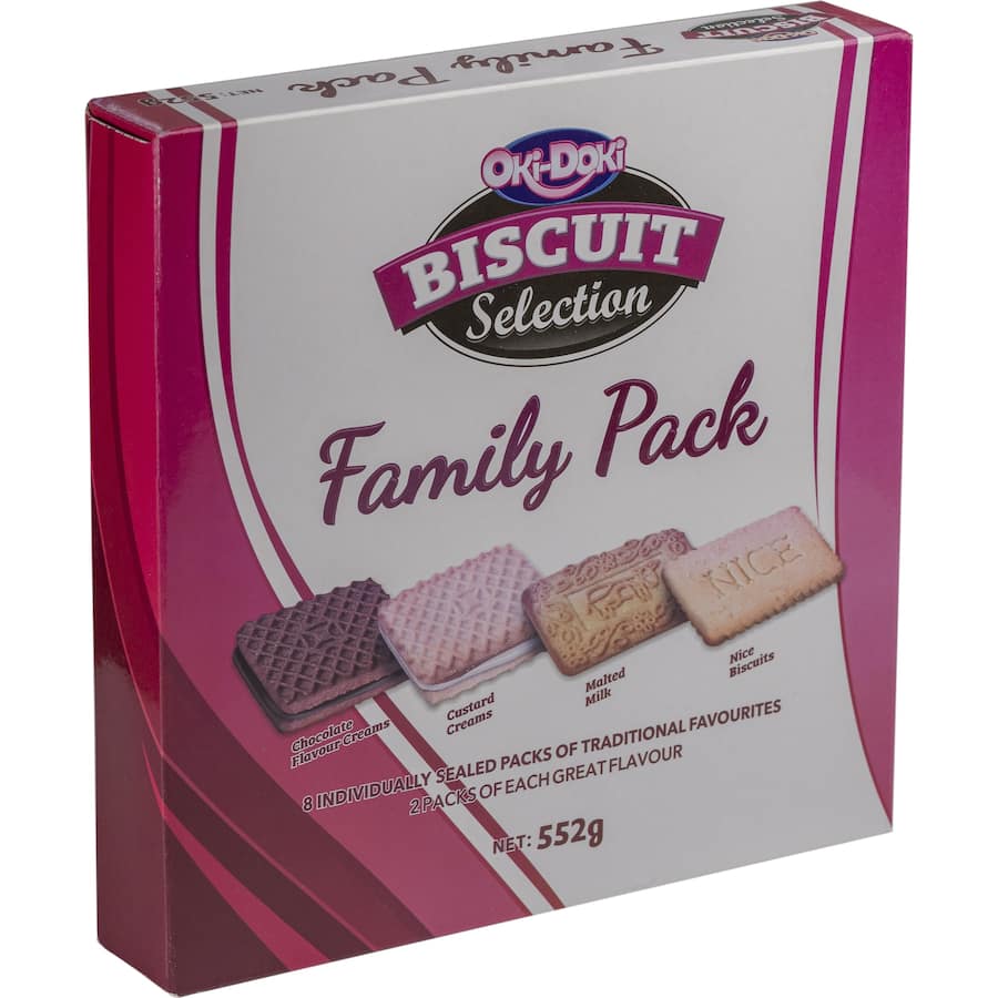 Oki Doki Biscuits Selection - 552g