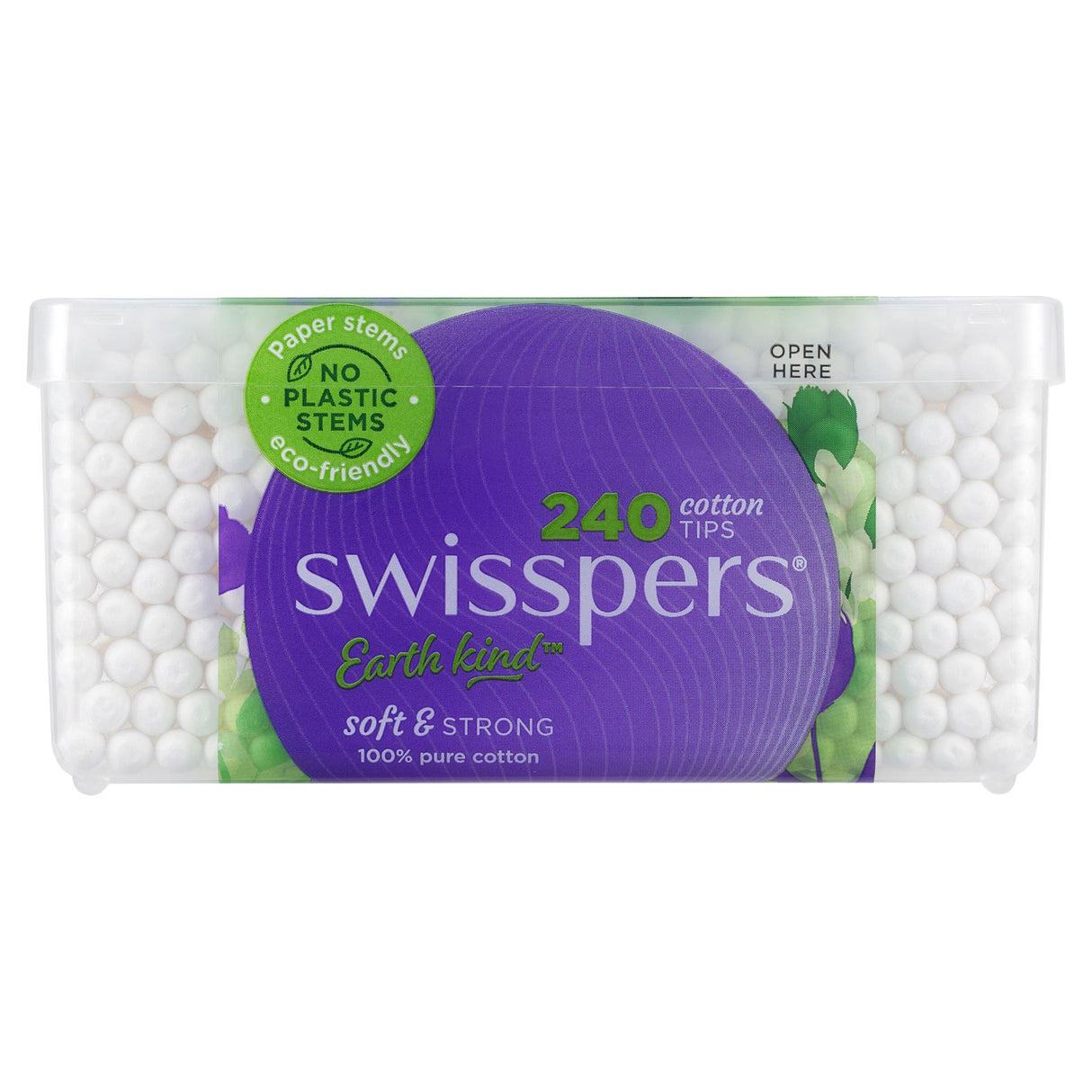 Swisspers Cotton Tips Paper Stems 240pk