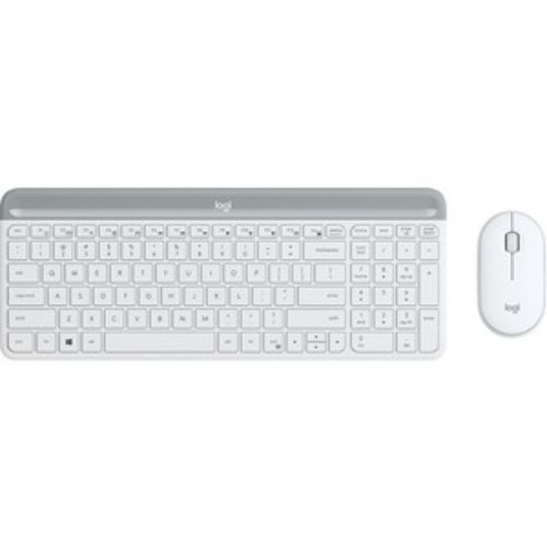 Logitech MK470 Slim Wireless Combo - Ultra-Thin, Ergonomic Keyboard & Mouse for Windows