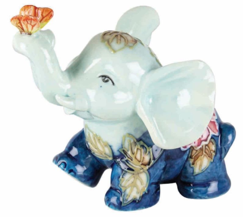 Ornament - SUMMER BOUQUET &amp; BIRD ELEPHANT (10CM)