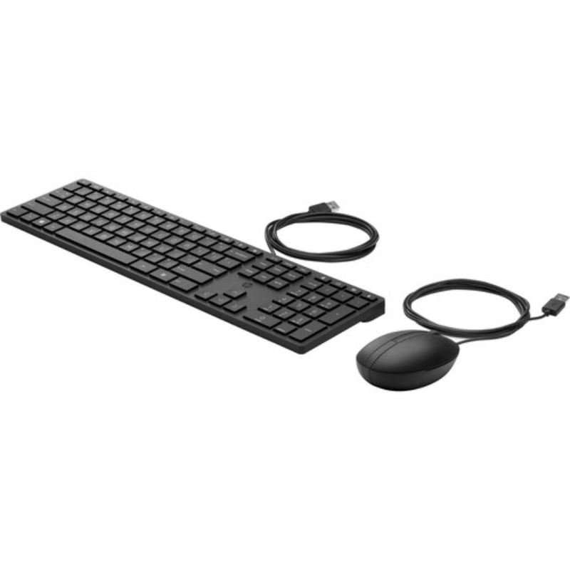 HP USB Wired Desktop 320 Mouse and Keyboard Combo for Enhanced Productivity and Comfort