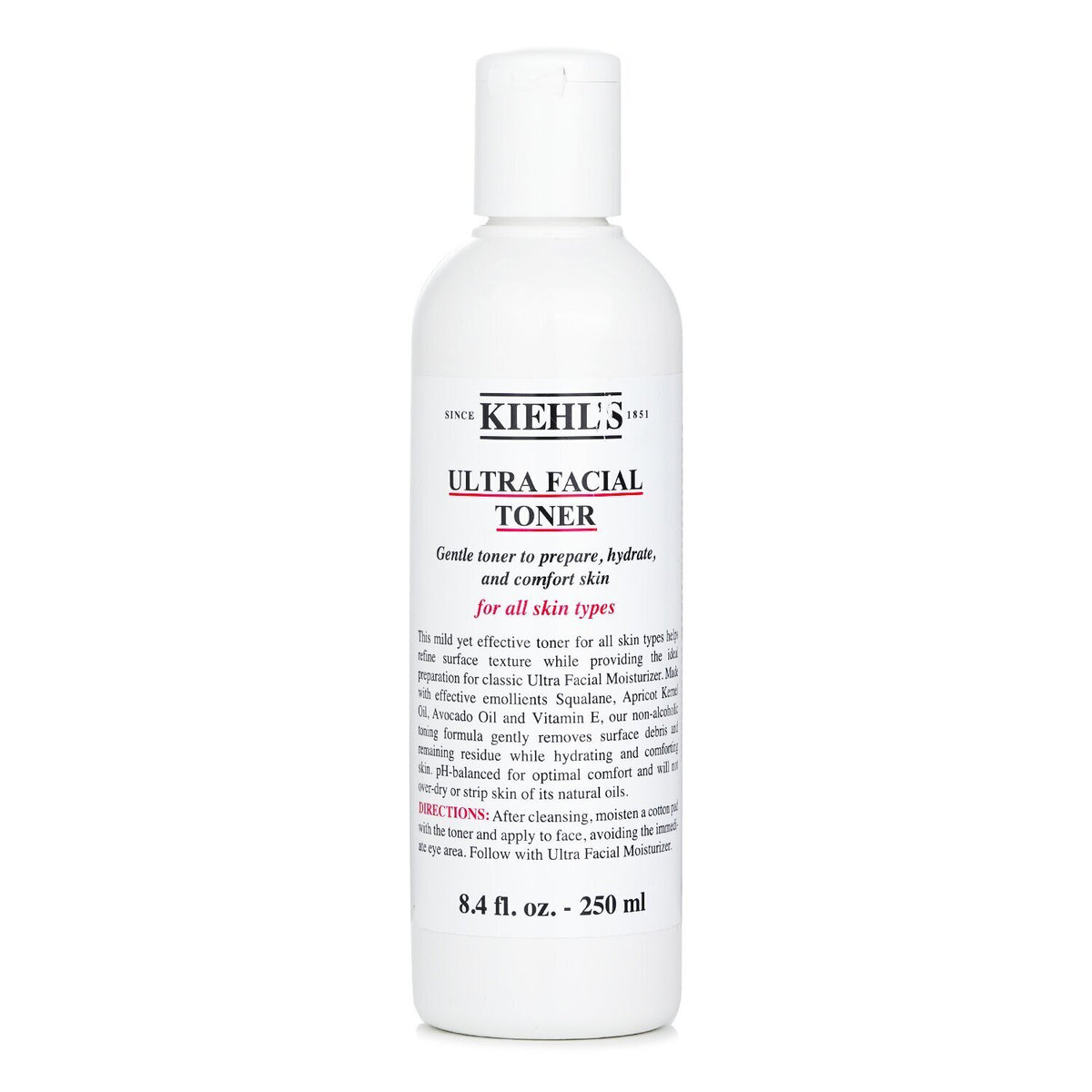 Kiehl's - Ultra Facial Toner - For All Skin Types  - 250ml/8.4oz