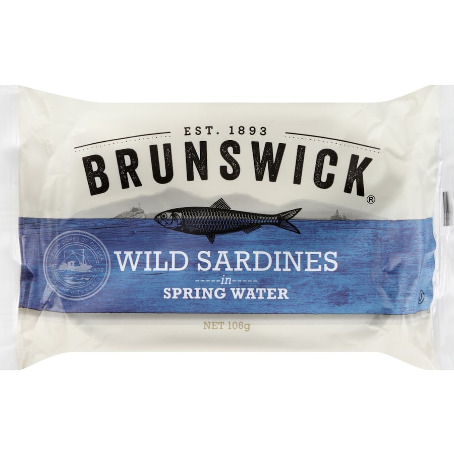Brunswick Sardines In Spring Water - Tin 106g