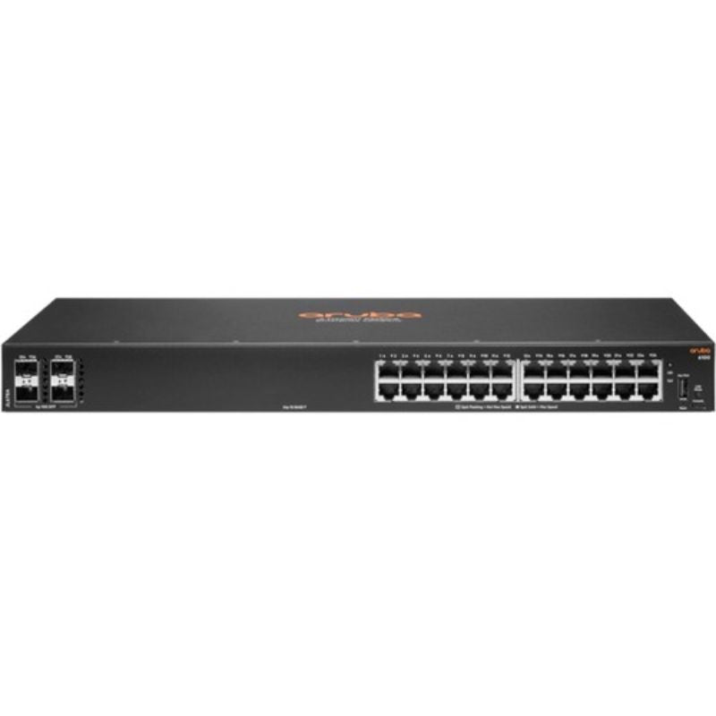 Aruba 6100 24G Switch with 4 SFP+ Uplinks – High-Performance Managed Networking Solution