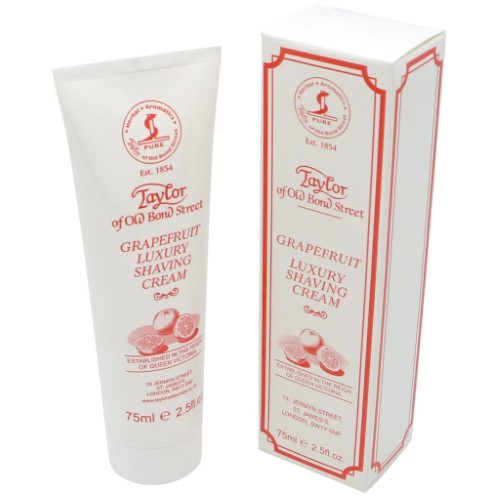 Taylor Grapefruit Shaving Cream 75ml Tube