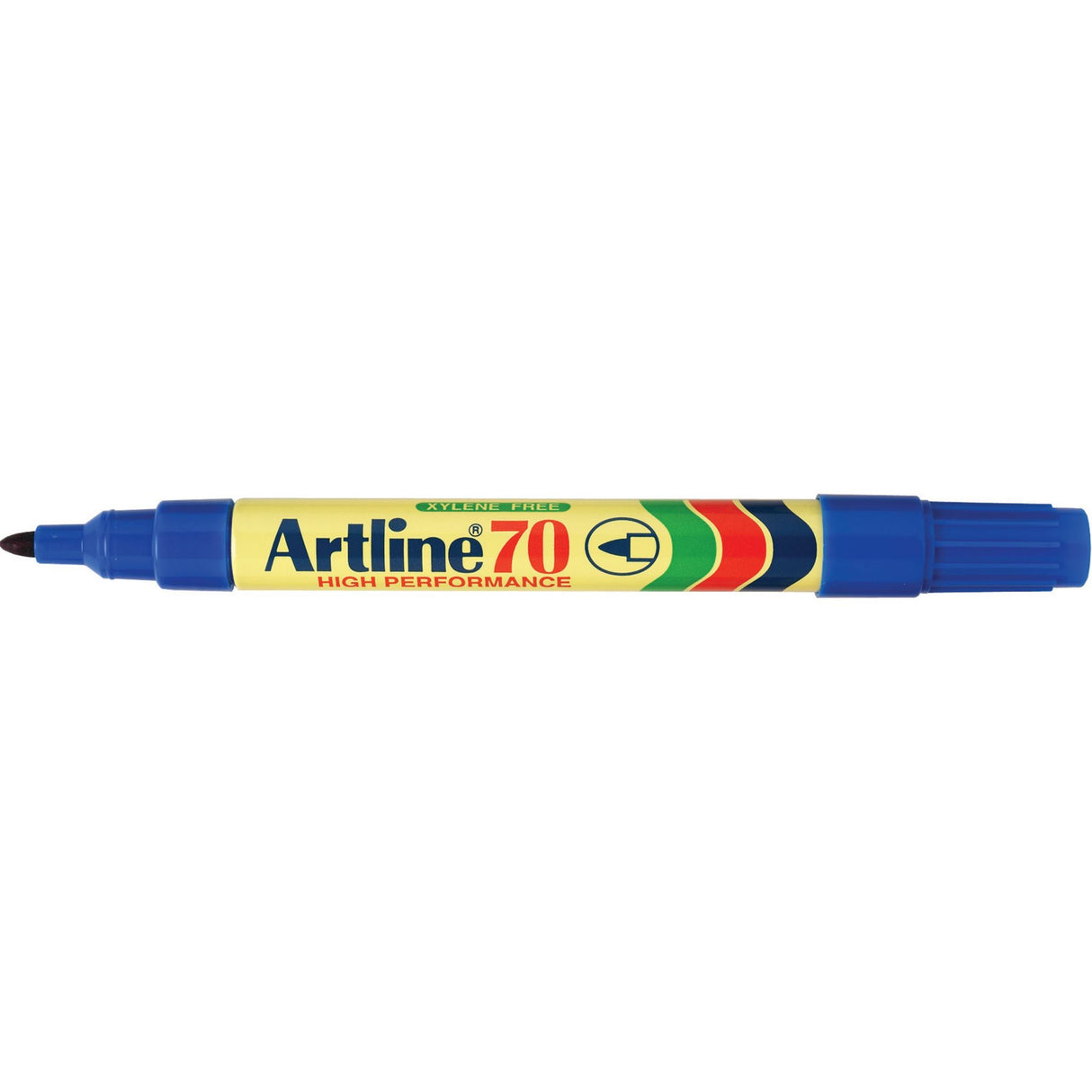 Artline 70 Permanent Marker 1.5mm Bullet Nib Blue -12 units