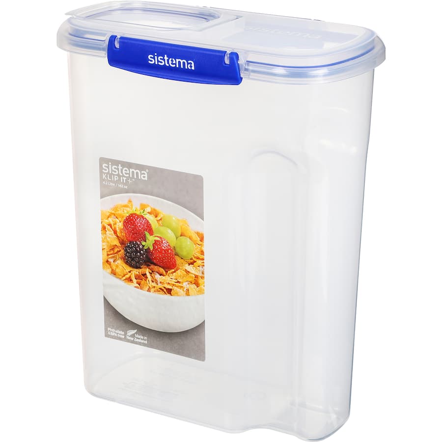 Sistema Klip It Plus Container Cereal Storer 4.2L