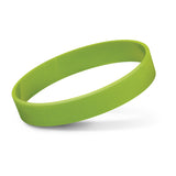 Silicon/Silicone Wristbands -10 Units LIME GREEN