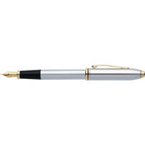 Cross Townsend Medalist Chrome Fountain Pen, Medium Nib