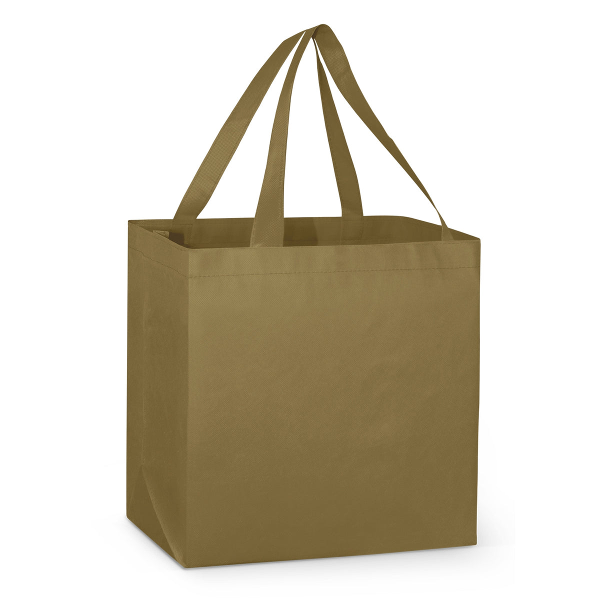 Reusable Shopping Bags Groceries - Khaki Brown x 5 Pack