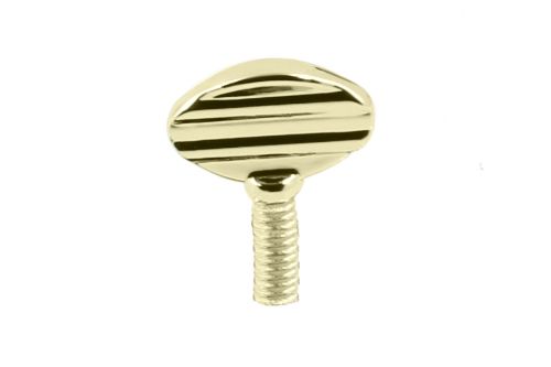 Steel Thumbscrews for Telescopic Stay - Brass Plated