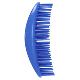 Lady Jayne 3D Flexi-Glide Detangler Brush gliding through hair, designed for gentle detangling and scalp massage.