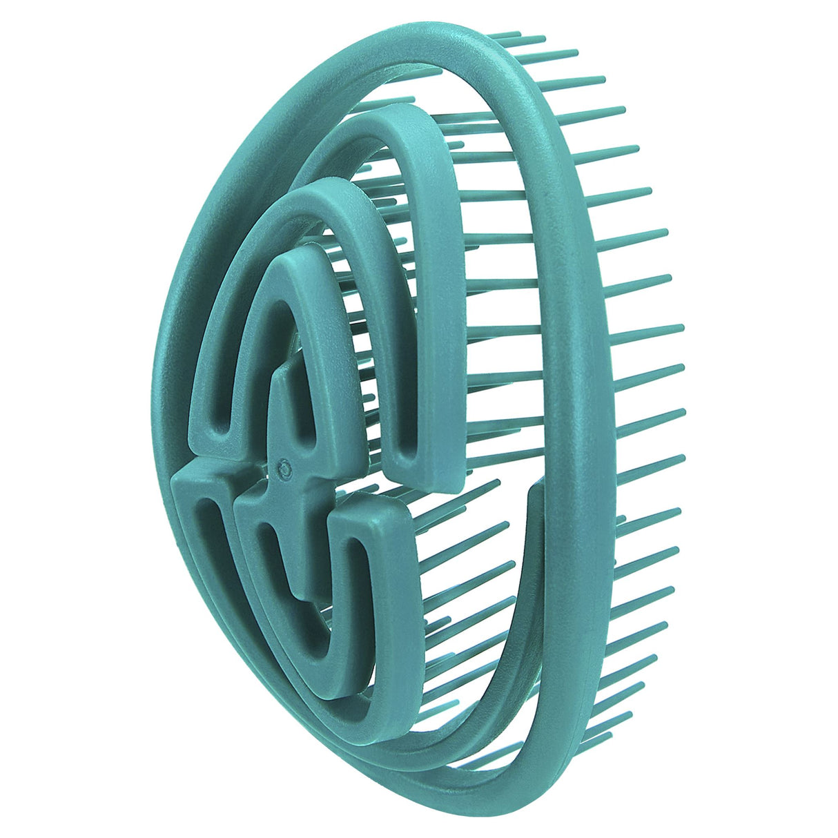 Lady Jayne 3D Flexi-Glide Detangler Brush for wet and dry hair, gently detangles with soft bristles and ergonomic design.