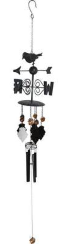Rustic Bird Weather-Vane Wind Chime