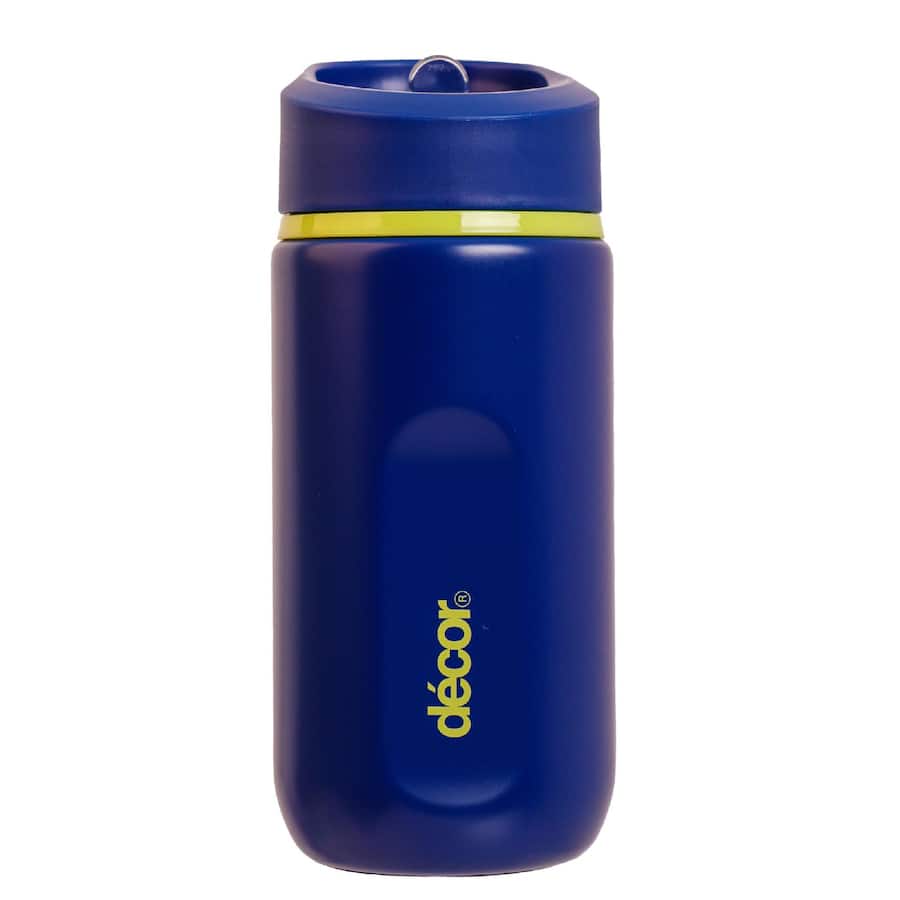 Decor Junior Drink Bottle Stainless Steel Sip Straw 500mL
