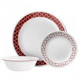 Corelle Crimson Trellis 12pc  Set