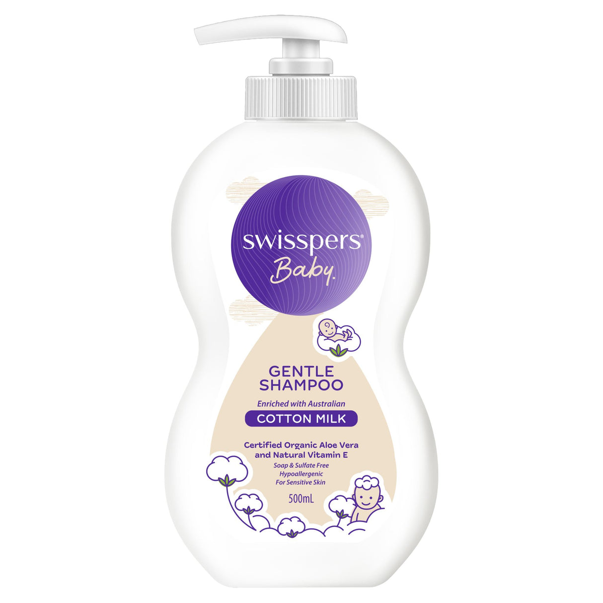 Swisspers Baby Gentle Shampoo 500mL