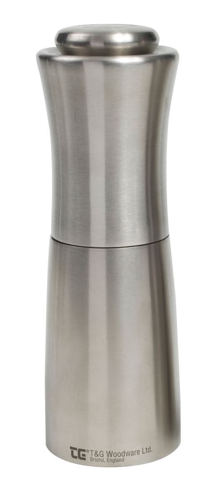 Apollo Stainless Pepper Mill features CrushGrind technology for effortless, smooth spice grinding and a sleek design for kitchens.