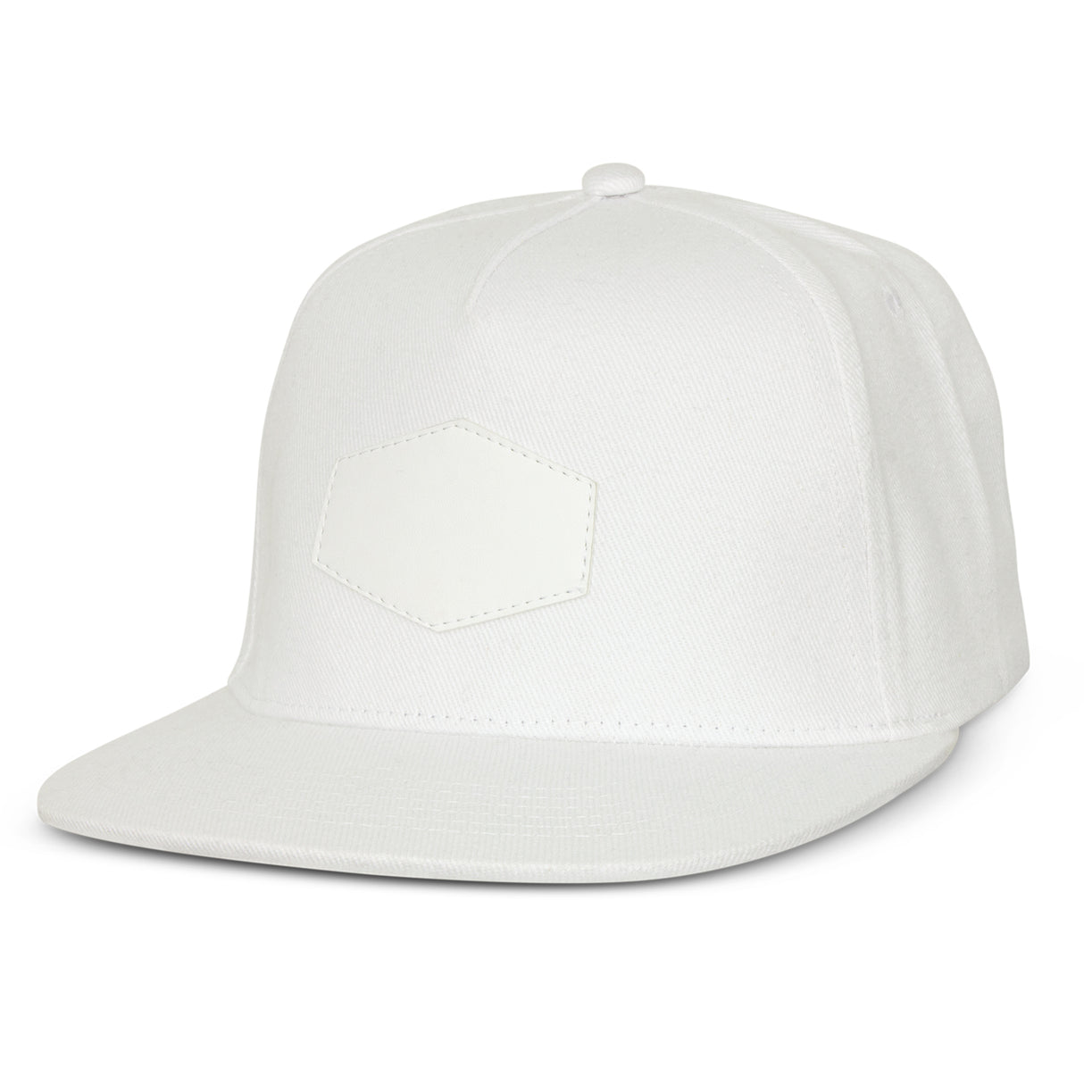 Cap with Patch - Regal Flat Peak White (20 Units)