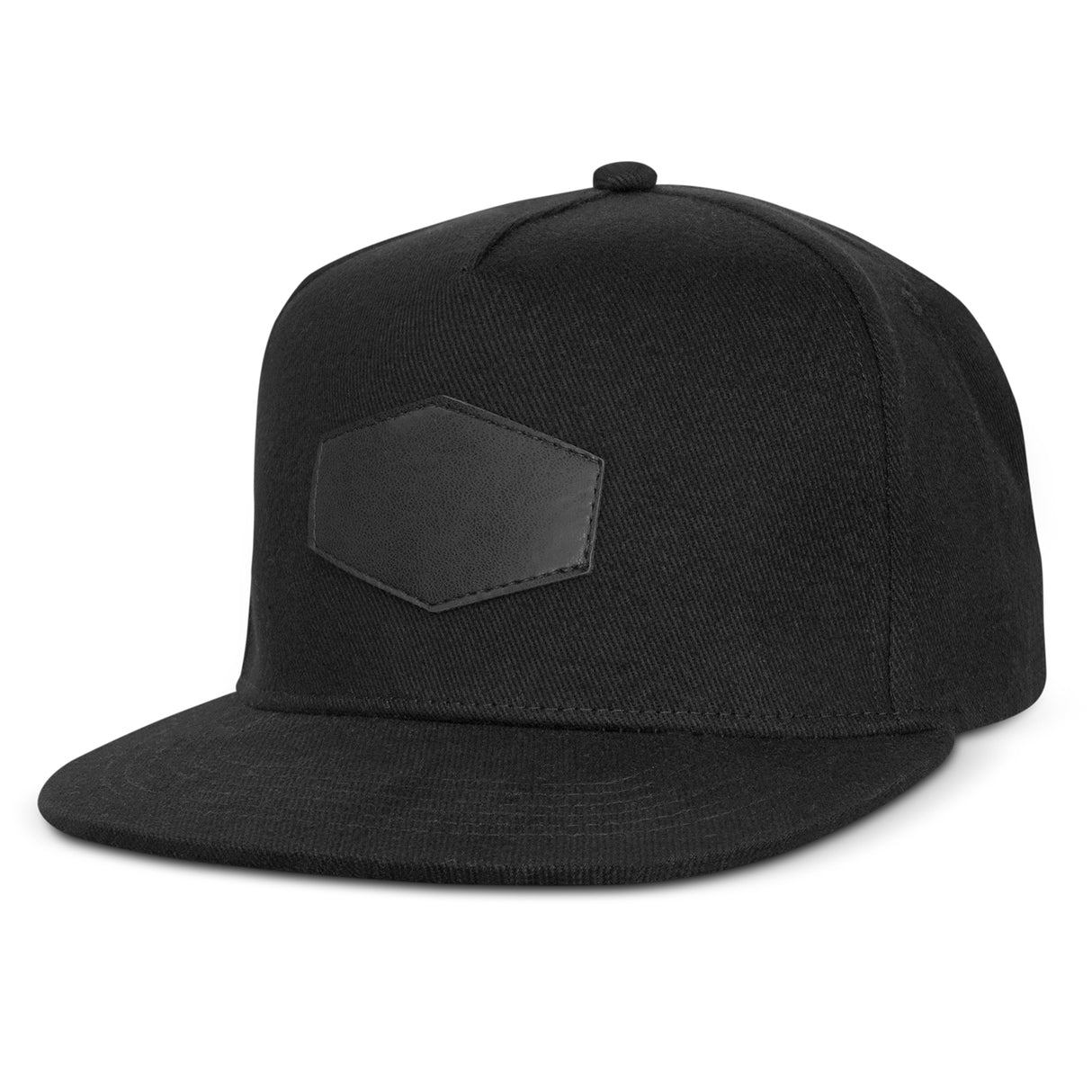 Cap with Patch - Regal Flat Peak Black (20 Units)