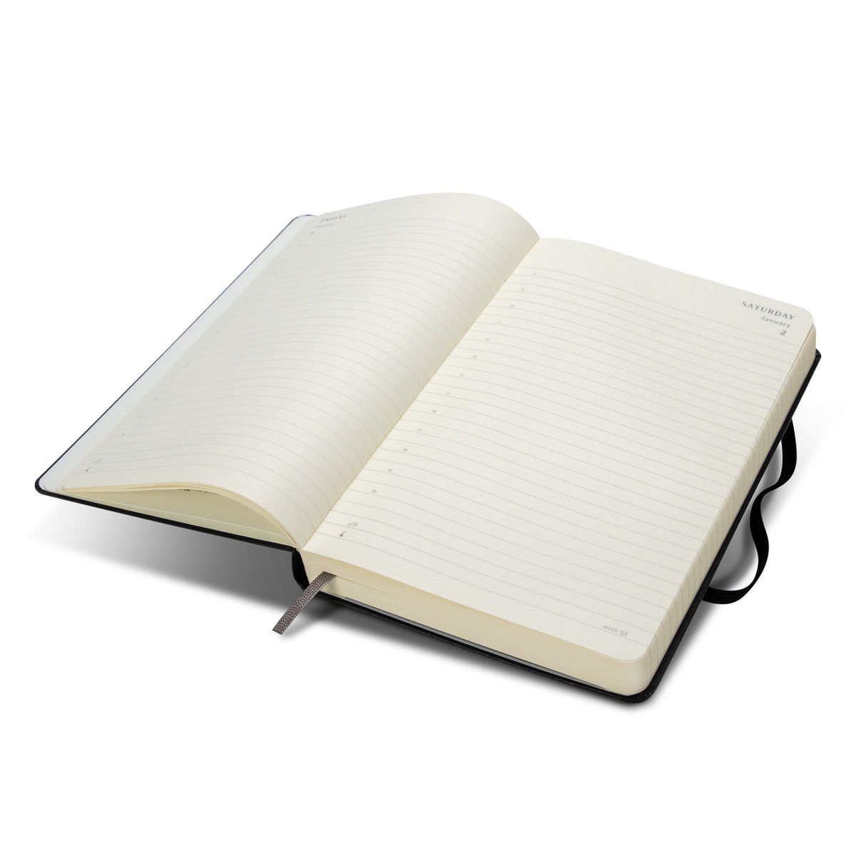 Moleskine 2027 A5 Daily Hardcover Planner With Elastic Closure