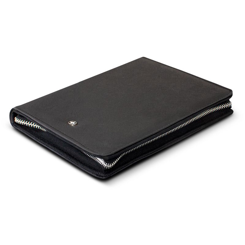 Portfolio with Zipper - Swiss Peak Heritage A5 (Black)