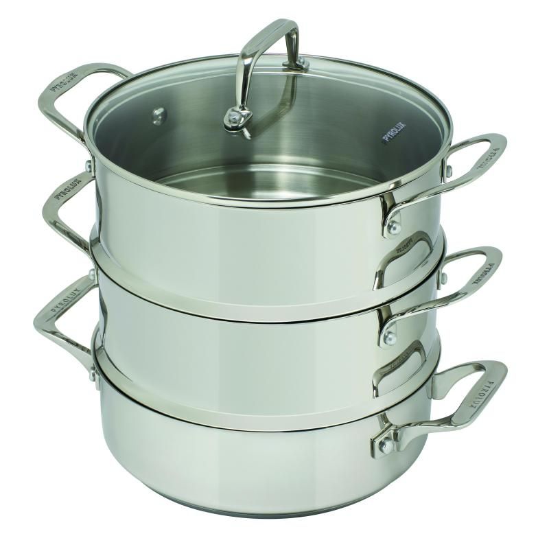 Pyrolux Pyrosteel 3Tier Steamer Set 24cm