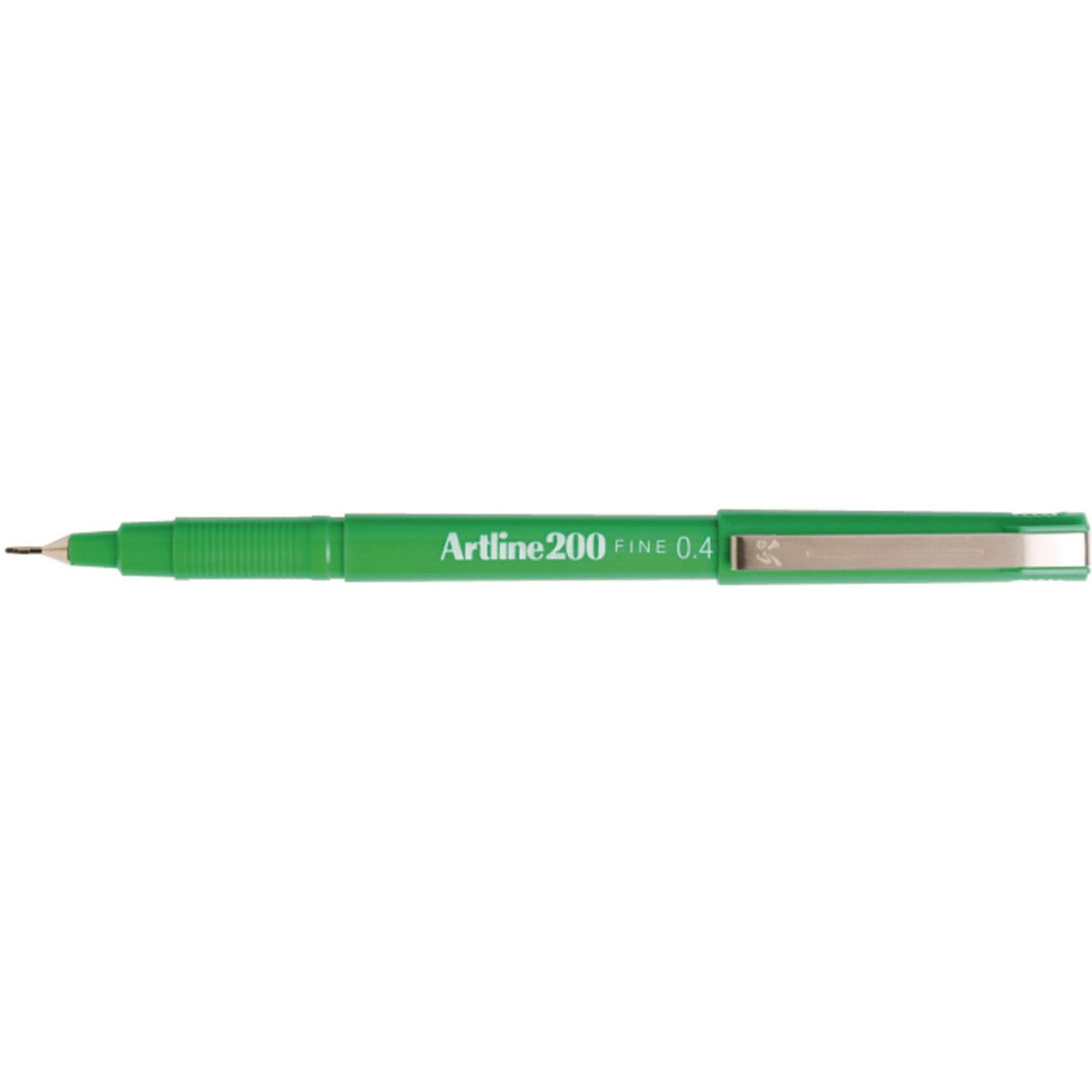 Artline 200 Fineliner Pen 0.4mm Green -12 units