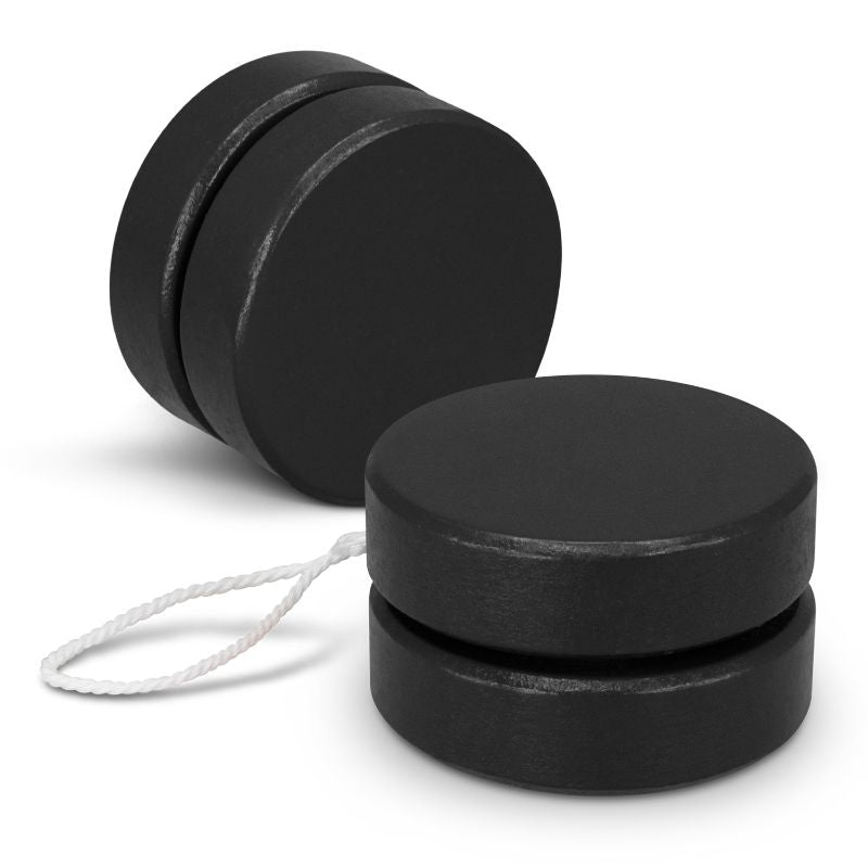 Wooden Yoyo - Jester Black (50 Units)