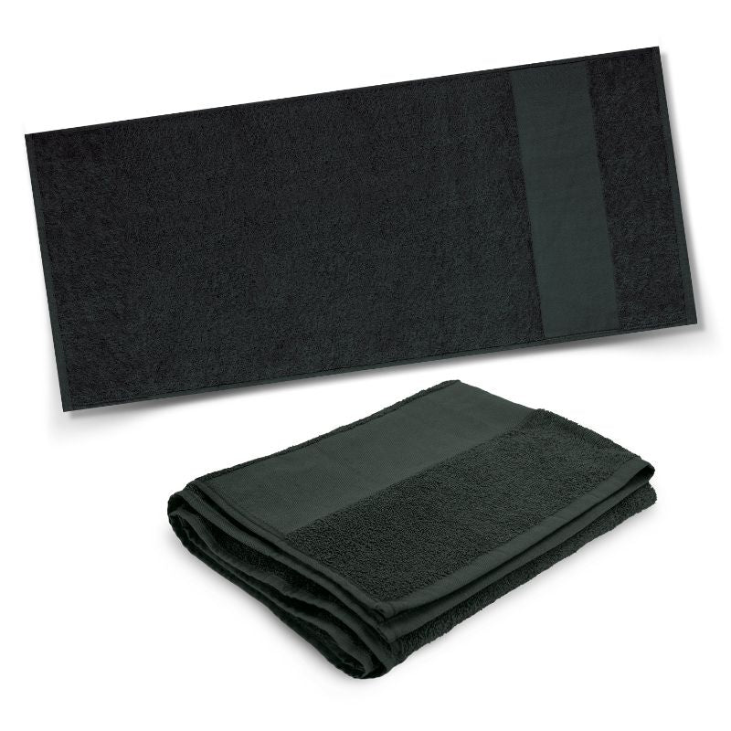 Towel - Marina Terry Black (Set of 6)