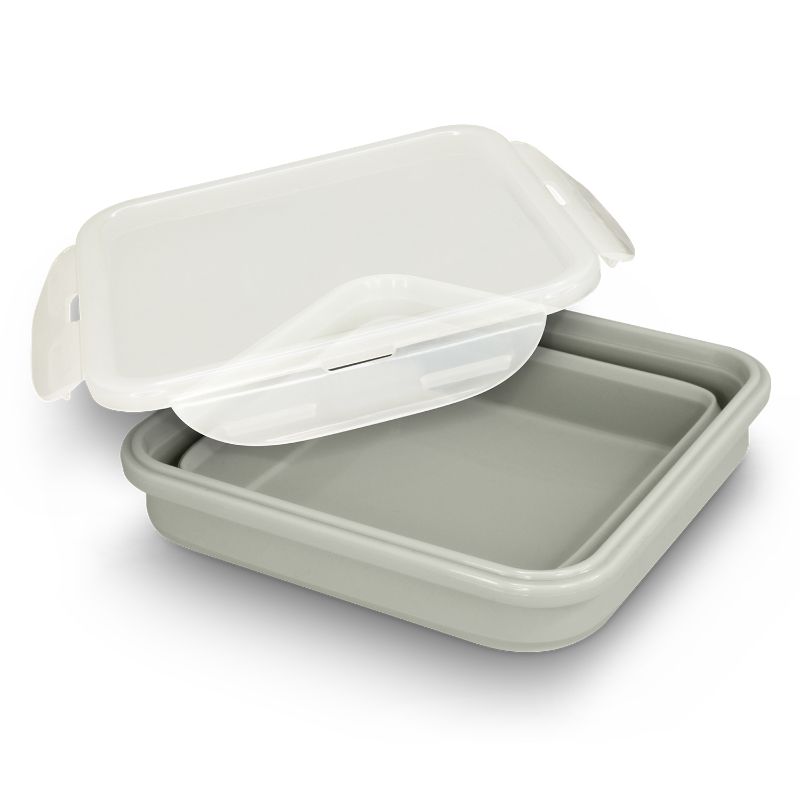 Lunch Box - Collapsible Grey (Set of 6)
