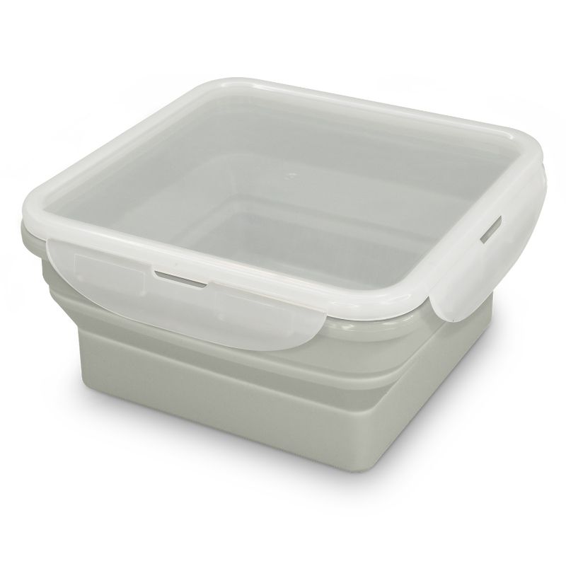Lunch Box - Collapsible Grey (Set of 6)