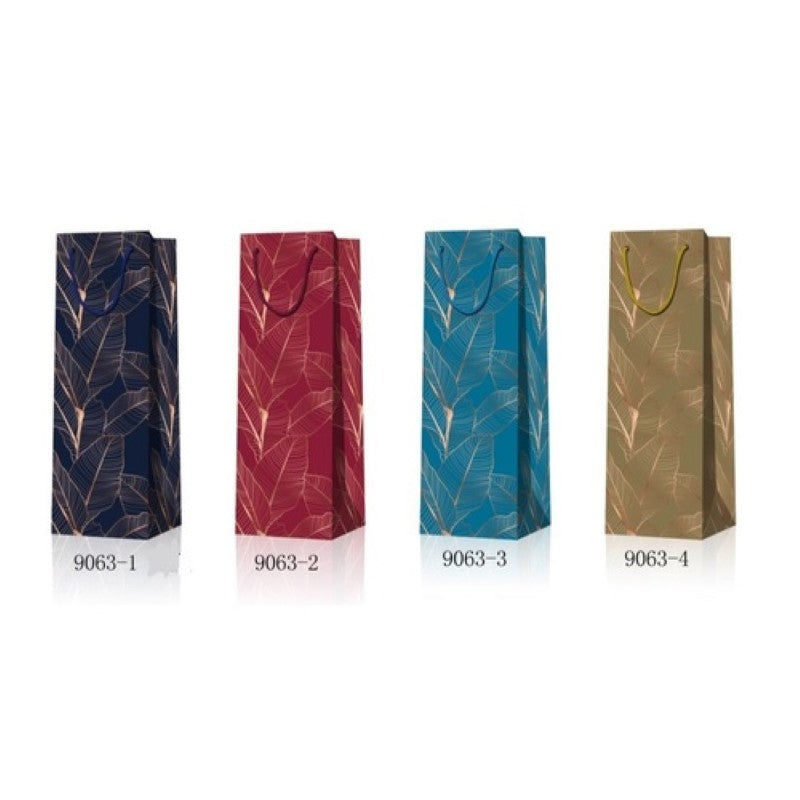 Christmas Wine Bags 12x36x9cm #9063 - Pack of 12