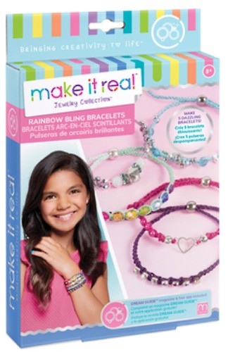 Make It Real - Rainbow Bling Bracelets