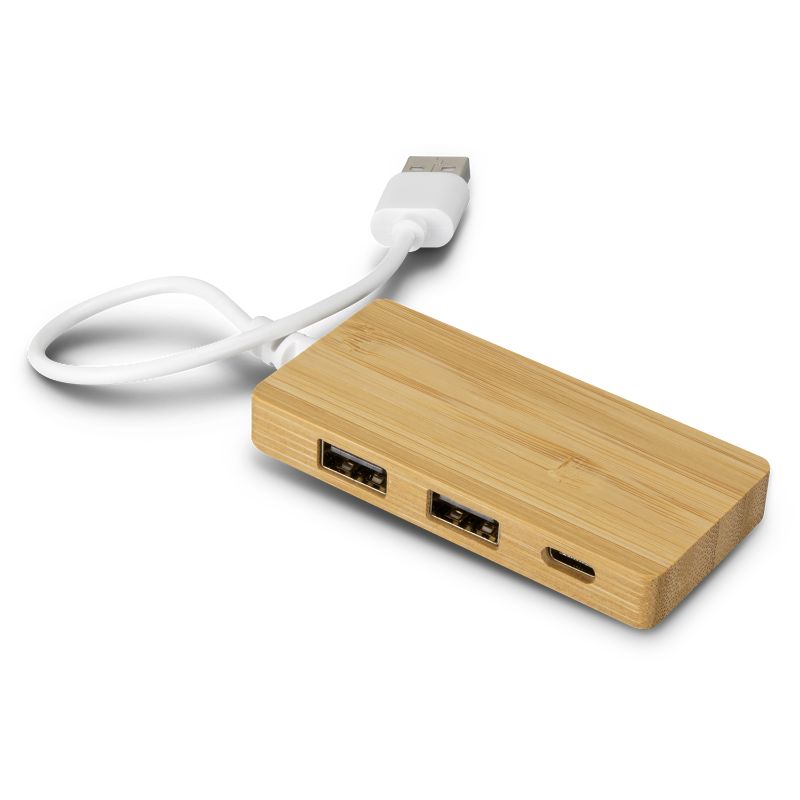 USB Hub - Bamboo (6 Units)