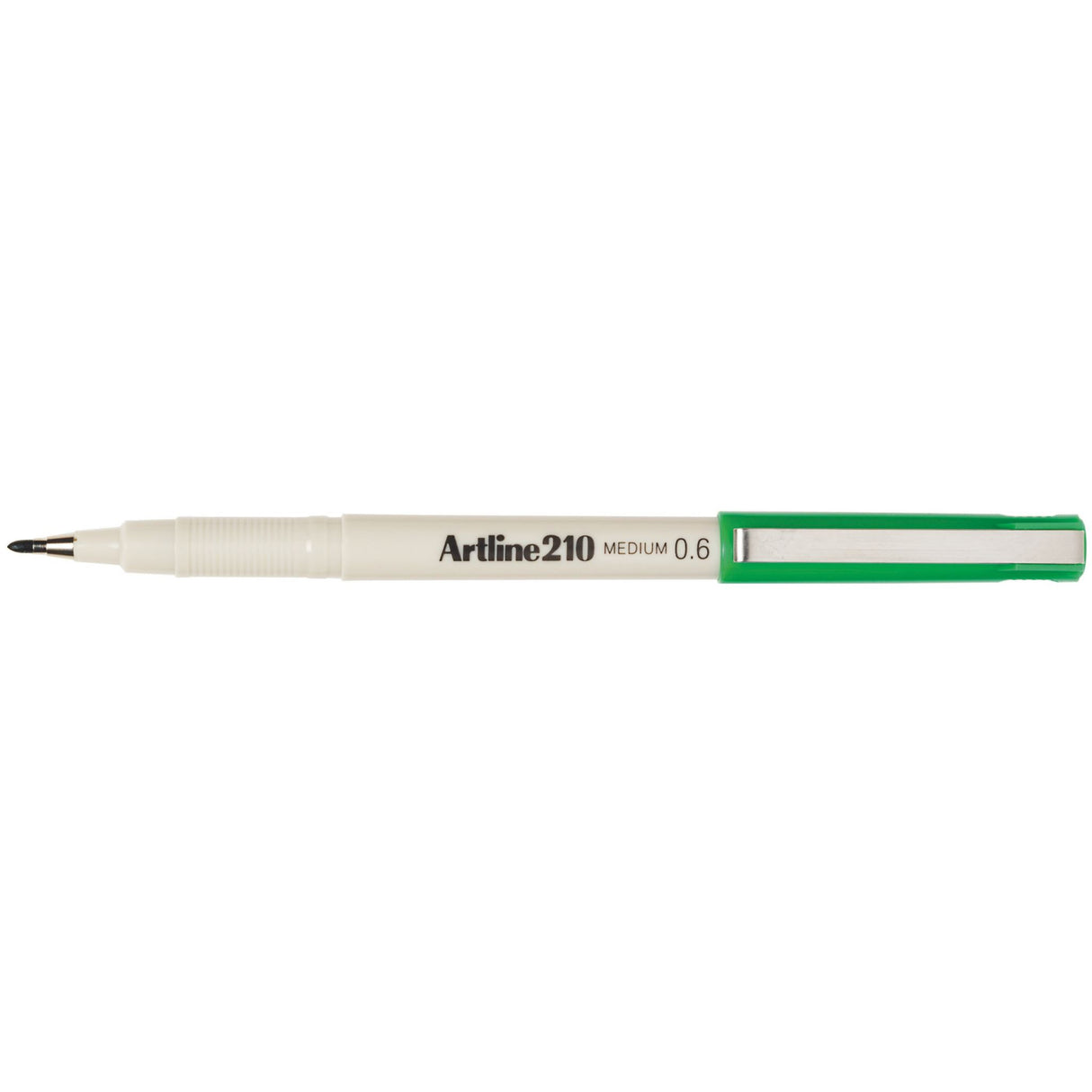 Artline 210 Fineliner Pen 0.6mm Green -12 units