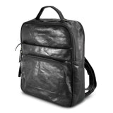 Leather Backpack - Pierre Cardin (Black)
