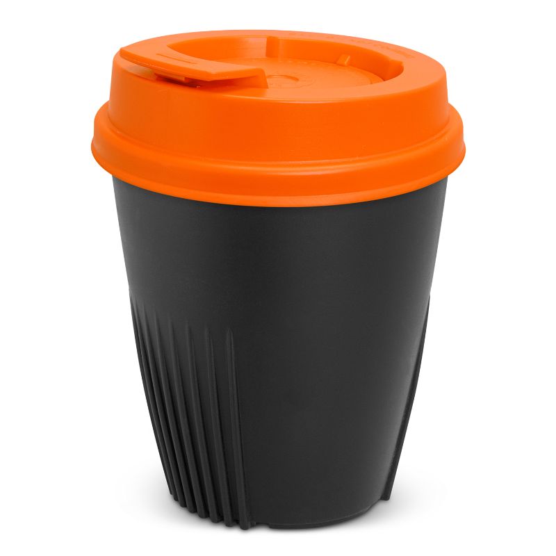 IdealCup - 355ml Black/ Orange (Set of 6)