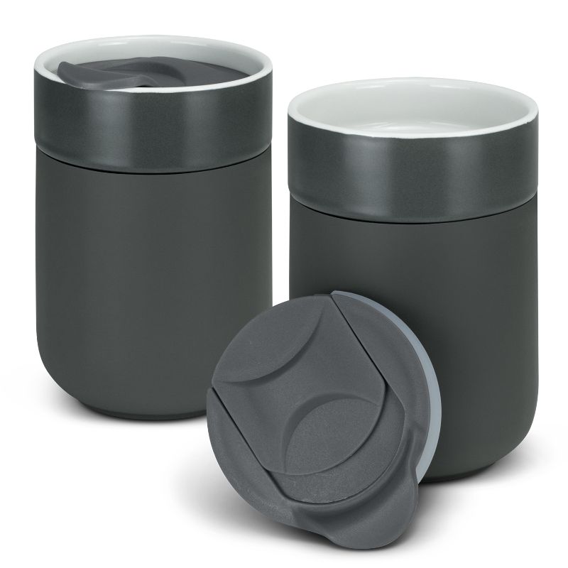Coffee Cup - Chalice Ceramic Charcoal (3 Units)