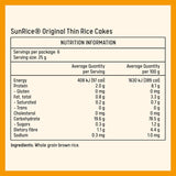 Sunrice Thin Rice Cakes Original 150g